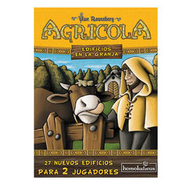 JUEGO DE MESA AGRICOLA PARA DOS JUGADORES EDIFICIOS EN LA GRANJA EXPANSION
