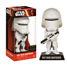 FIGURA WACKY WOBBLER STAR WARS EPISODIO VII FIRST ORDER SNOWTROOPER 15 CM