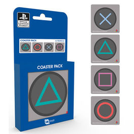 POSAVASOS PLAYSTATION ONE BUTTONS (4 UND)