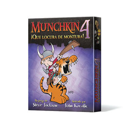 JUEGO DE CARTAS MUNCHKIN 4 QUE LOCURA DE MONTURA