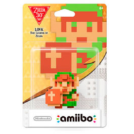 FIGURA AMIIBO COLECCION ZELDA 30 ANIVERSARIO LINK 8-BITS THE LEGEND OF ZELDA NES