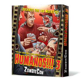 JUEGO DE MESA HUMANOS!!! 3 ZOMBIECON