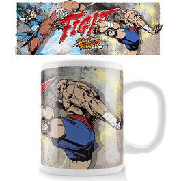 TAZA STREET FIGHTER CHUN-LI VS SAGAT