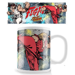 TAZA STREET FIGHTER RYU VS KEN