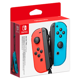 MANDO JOY-CON PACK DOBLE AZUL Y ROJO NEON NINTENDO SWITCH
