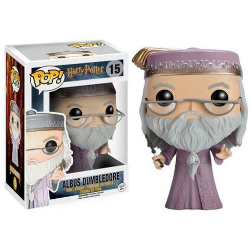 FIGURA POP HARRY POTTER ALBUS DUMBLEDORE WITH WAND 10 CM