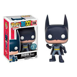 FIGURA POP TEEN TITANS GO! ROBIN AS BATMAN 9 CM