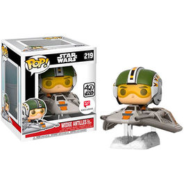 FIGURA POP STAR WARS WEDGE ANTILLES WITH SNOW SPEEDER 15 CM