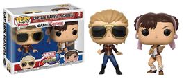 PACK FIGURAS POP MARVEL VS CAPCOM CAPTAIN MARVEL VS CHUN-LI 9 CM