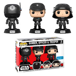 PACK FIGURAS POP STAR WARS GUNNER, OFFICER & TROOPER THREE PACK 9 CM