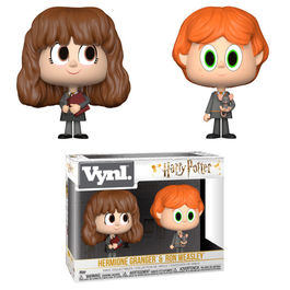 FIGURAS VYNL HARRY POTTER HERMIONE GRANGER & RON WEASLEY 10 CM