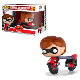 FIGURA POP LOS INCREIBLES 2 ELASTIGIRL ON ELASTICYCLE 15 CM