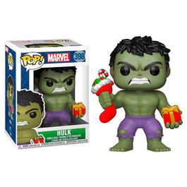 FIGURA POP MARVEL HOLIDAY HULK WITH STOCKING & PLUSH 9 CM