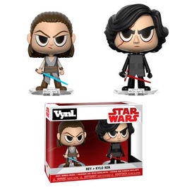 FIGURAS VYNL STAR WARS REY & KYLO REN 10 CM