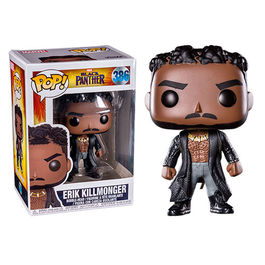 FIGURA POP MARVEL BLACK PANTHER KILLERMONGER WITH SCARS 9 CM