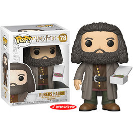 FIGURA POP HARRY POTTER RUBEUS HAGRID WITH CAKE 14 CM