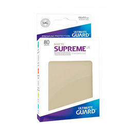 ULTIMATE GUARD SUPREME UX SLEEVES FUNDAS TAMAÑO ESTANDAR BEIGE MATE (80)