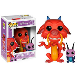 POP DISNEY MULAN MUSHU & CRI-KEE 9 CM