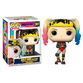 FIGURA POP BIRDS OF PREY HARLEY QUINN (ROLLER DERBY) 9 CM