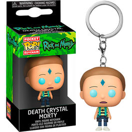 LLAVERO POP RICK & MORTY DEATH CRYSTAL MORTY 4CM