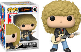 FIGURA POP DEF LEPPARD RICK SAVAGE 9 CM