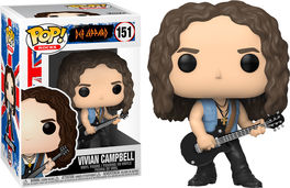 FIGURA POP DEF LEPPARD VIVIAN CAMPBELL 9 CM