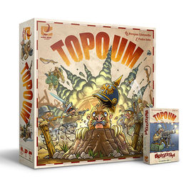 JUEGO DE MESA TOPOUM + EXPANSION BRATATATATA