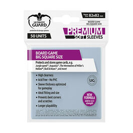 ULTIMATE GUARD PREMIUM SLEEVES PARA JUEGOS DE MESA CUADRADO GRANDE (50)