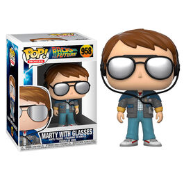 FIGURA POP BACK TO THE FUTURE MARTY WITH GLASSES 9 CM
