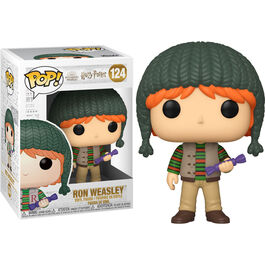 FIGURA POP HARRY POTTER HOLIDAY RON WEASLEY 9 CM