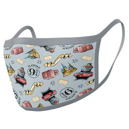 PACK 2 CUBRE MASCARILLAS REUTILIZABLES  PREMIUM HARRY POTTER