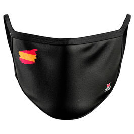 MASCARILLA REUTILIZABLE ESPAÑA NEGRO (ADULTOS)