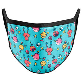 MASCARILLA REUTILIZABLE ROBOTS (NIÑOS)