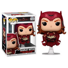 FIGURA POP WANDAVISION SCARLET WITCH BRUJA ESCARLATA 9 CM