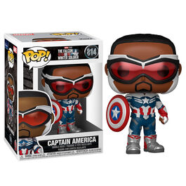 FIGURA POP MARVEL THE FALCON AND THE WINTER SOLDIER - CAPTAIN AMERICA 9CM