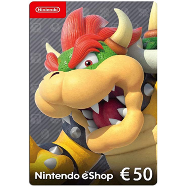 PIN PREPAGO NINTENDO ESHOP 50 EUROS