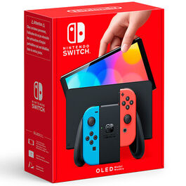 CONSOLA NINTENDO SWITCH OLED AZUL Y ROJO