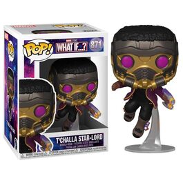 FIGURA POP MARVEL WHAT IF TCHALLA STAR-LORD 9CM