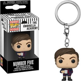 LLAVERO POP THE UMBRELLA ACADEMY NUMERO 5 4CM