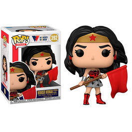 FIGURA POP DC COMICS WW80TH WONDER WOMAN SUPERMAN RED SON 9CM