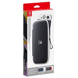 SET FUNDA + PROTECTOR PANTALLA SWITCH OLED Y SWITCH