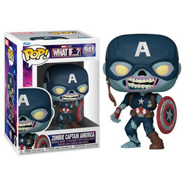 FIGURA POP MARVEL WHAT IF ZOMBIE CAPTAIN AMERICA 9CM