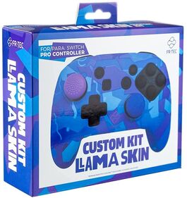 PRO CONTROLLER CUSTOM KIT LLAMA SKIN FUNDA + GRIPS SWITCH