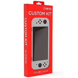 CUSTOM KIT FUNDA PROTECTOR DE SILICONA + 2 GRIPS FR-TEC SWITCH OLED