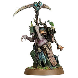 WH ROTBRINGER SORCERER HECHICERO PUTREFACTOR (MAGGOTKIN OF NURGLE)