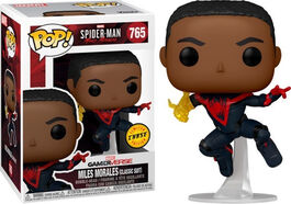 FIGURA POP SPIDER-MAN MILES MORALES - MILES MORALES CLASSIC SUIT CHASE EDITION 9 CM