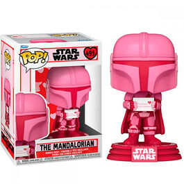FIGURA POP STAR WARS VALENTINES MANDALORIAN 9 CM