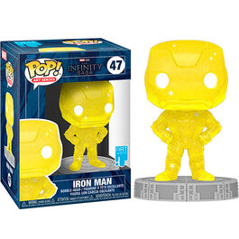 FIGURA POP MARVEL IRON MAN YELLOW ARTIST SERIES INFINITY SAGA 9 CM