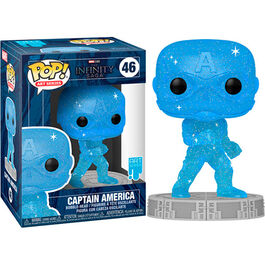 FIGURA POP MARVEL CAPTAIN AMERICA BLUE ARTIST SERIES INFINITY SAGA 9 CM