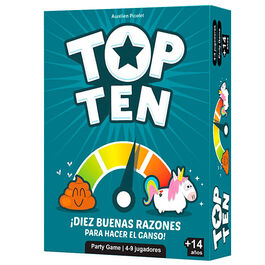 JUEGO DE CARTAS TOP TEN
